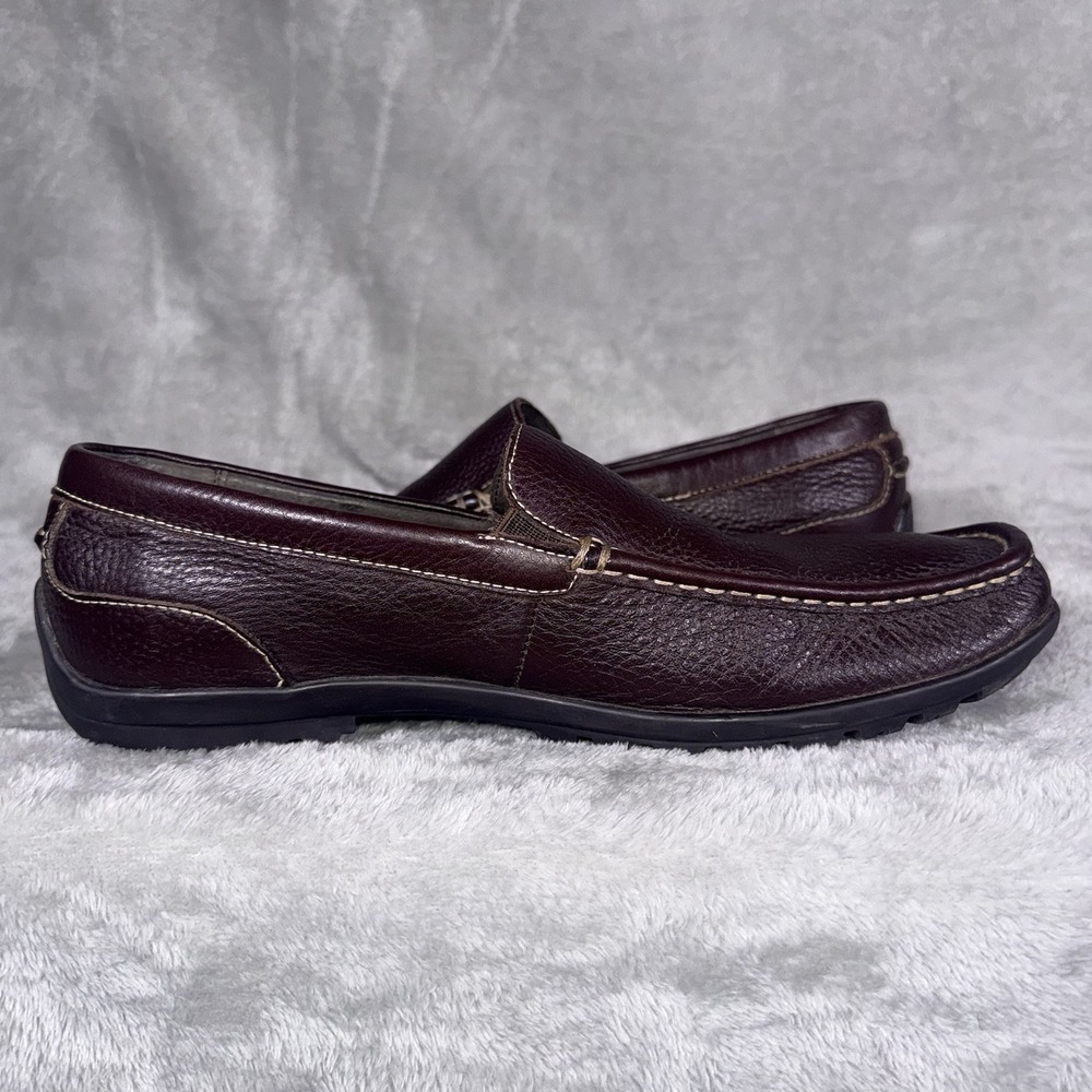 Florsheim Men's Leather Slip On Loafers Shoes US 10.5 EEE Brown Comfort Tech - Picture 4 of 11